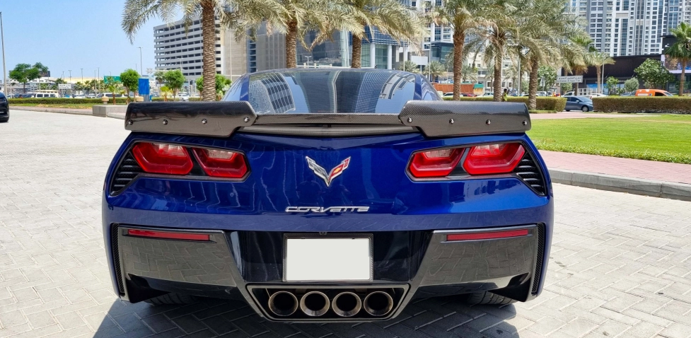 Detail Picture Chevrolet Corvette C7 Stingray Convertible 2019 - Rent in Dubai